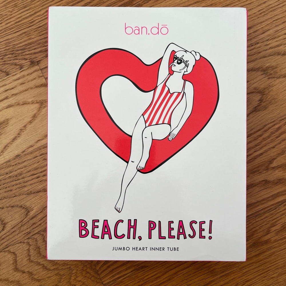 Ban.do ❤️ Heart ❤️ Blow Up Pool Floatie